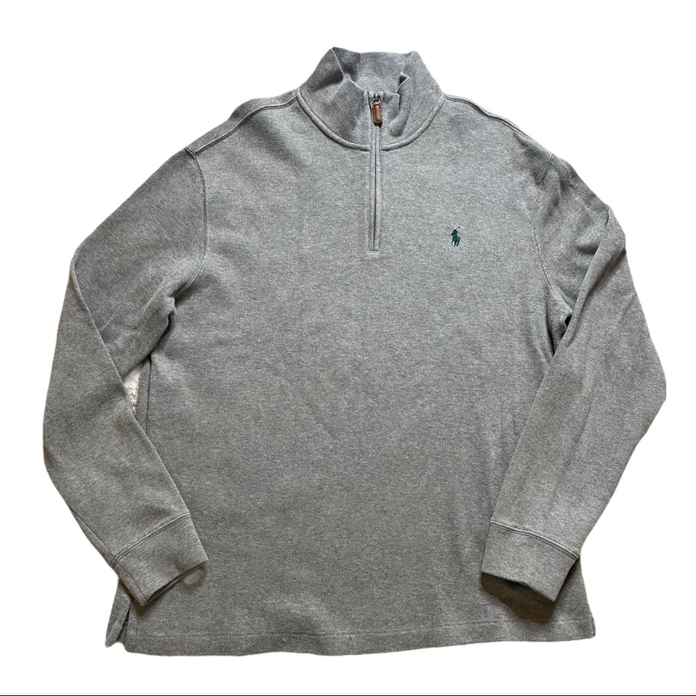 Polo by Ralph Lauren Gray Half Zip Sweater
